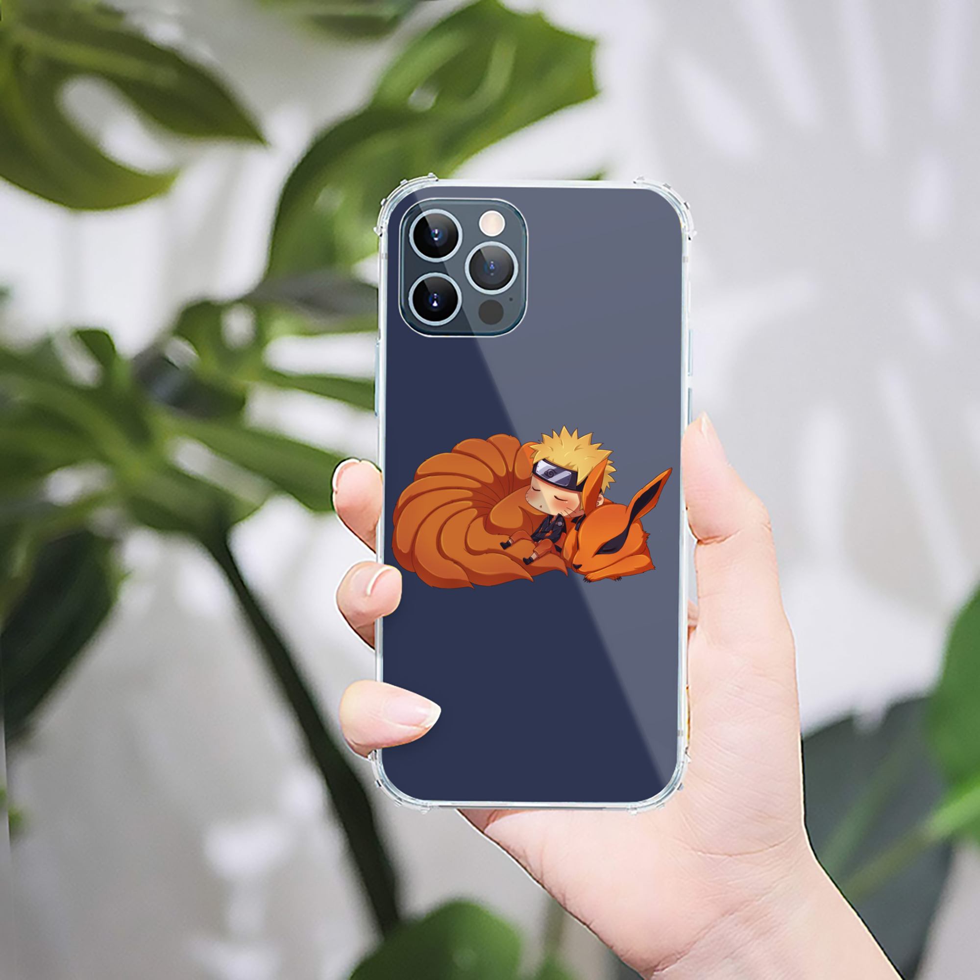 （画像用） NARUTO -ナルト- うずまき ナルト Uzumaki Naruto 【iPhone 12シリーズ対応】透明スマホケース（クリアソフトケース）